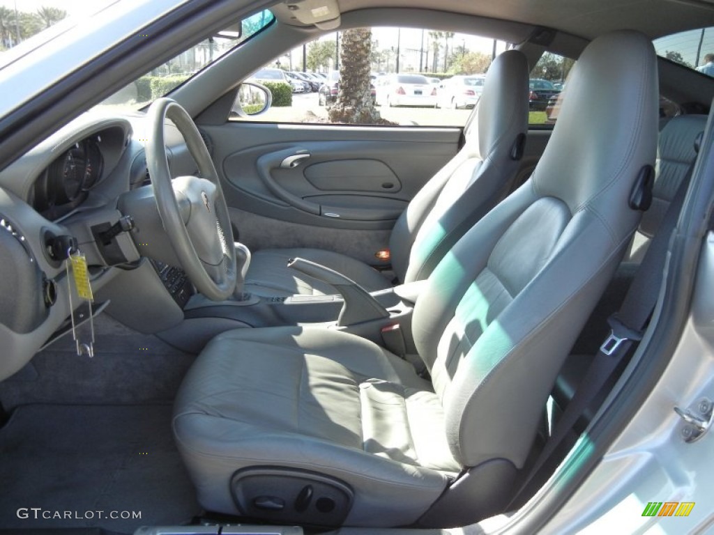 1999 911 Carrera Coupe - Arctic Silver Metallic / Space Grey photo #11