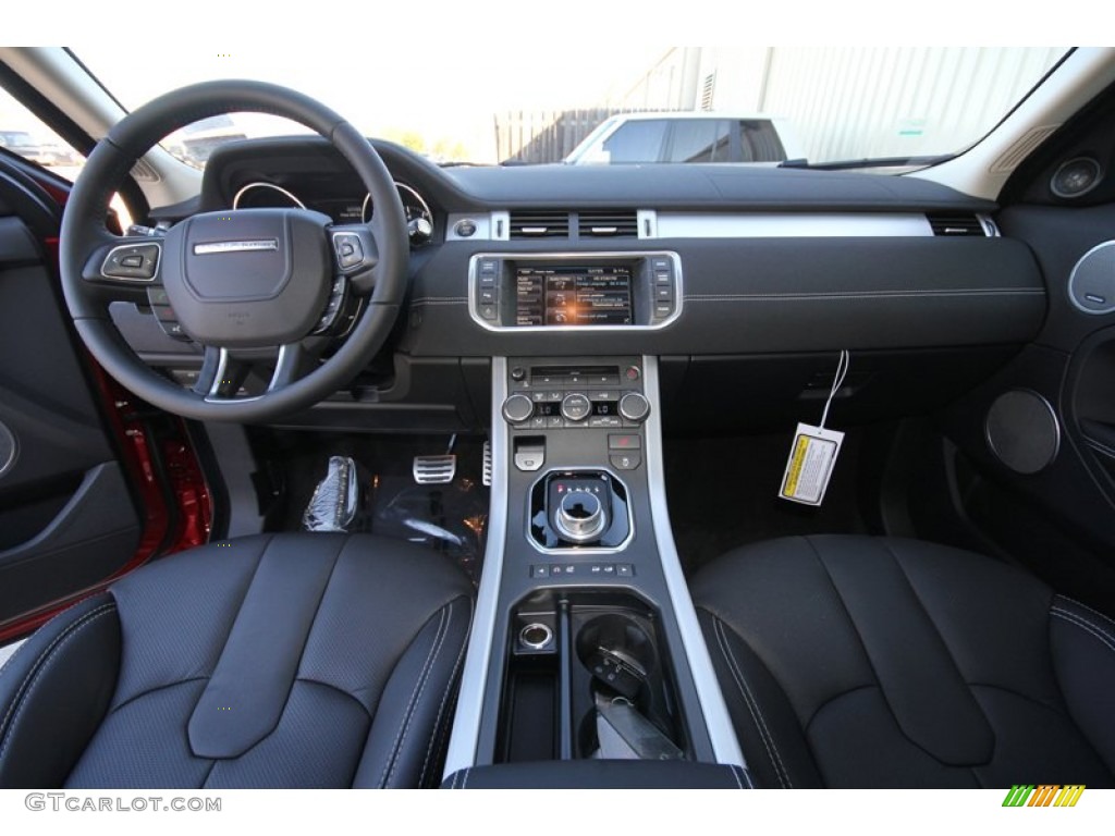 2012 Land Rover Range Rover Evoque Coupe Dynamic Dynamic Ebony/Cirrus Dashboard Photo #60352502