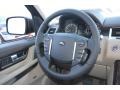 2012 Land Rover Range Rover Sport Almond/Nutmeg Interior Steering Wheel Photo