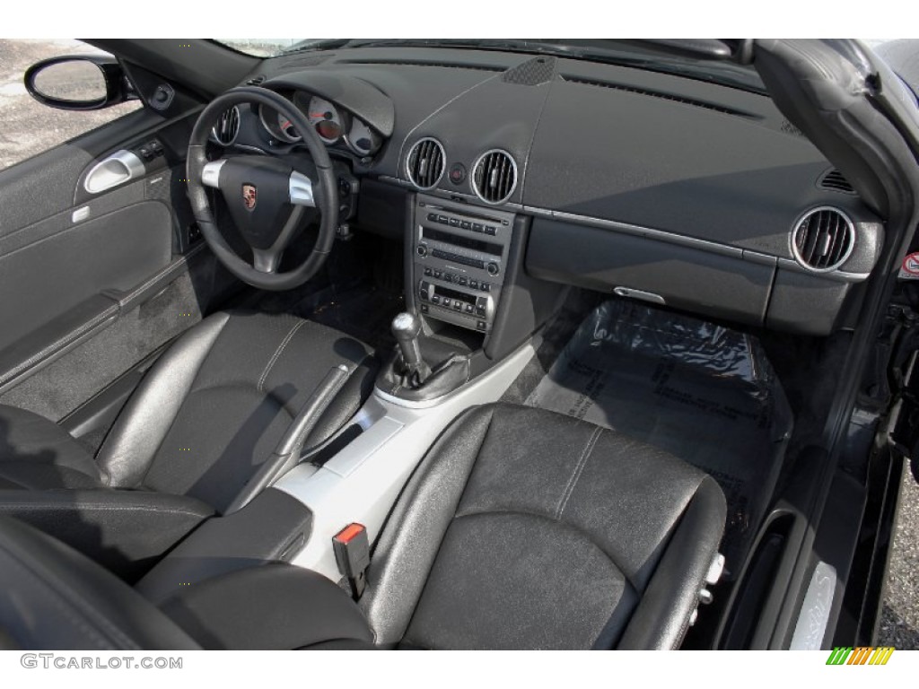 Black Interior 2005 Porsche Boxster S Photo #60353090