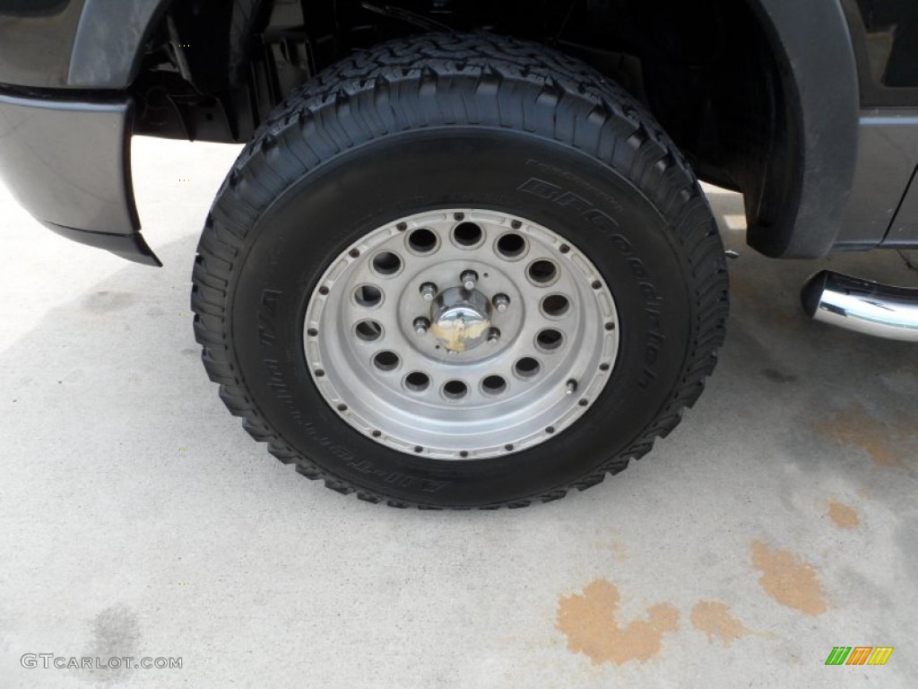 2004 F150 FX4 SuperCrew 4x4 - Black / Black/Medium Flint photo #12