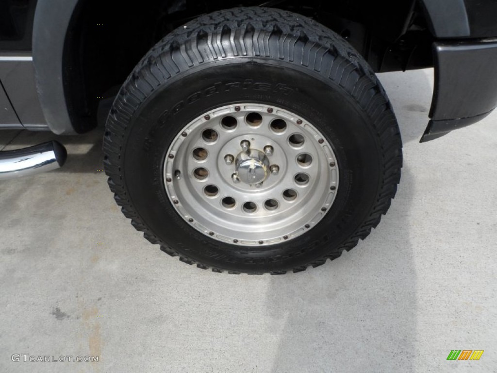 2004 F150 FX4 SuperCrew 4x4 - Black / Black/Medium Flint photo #15