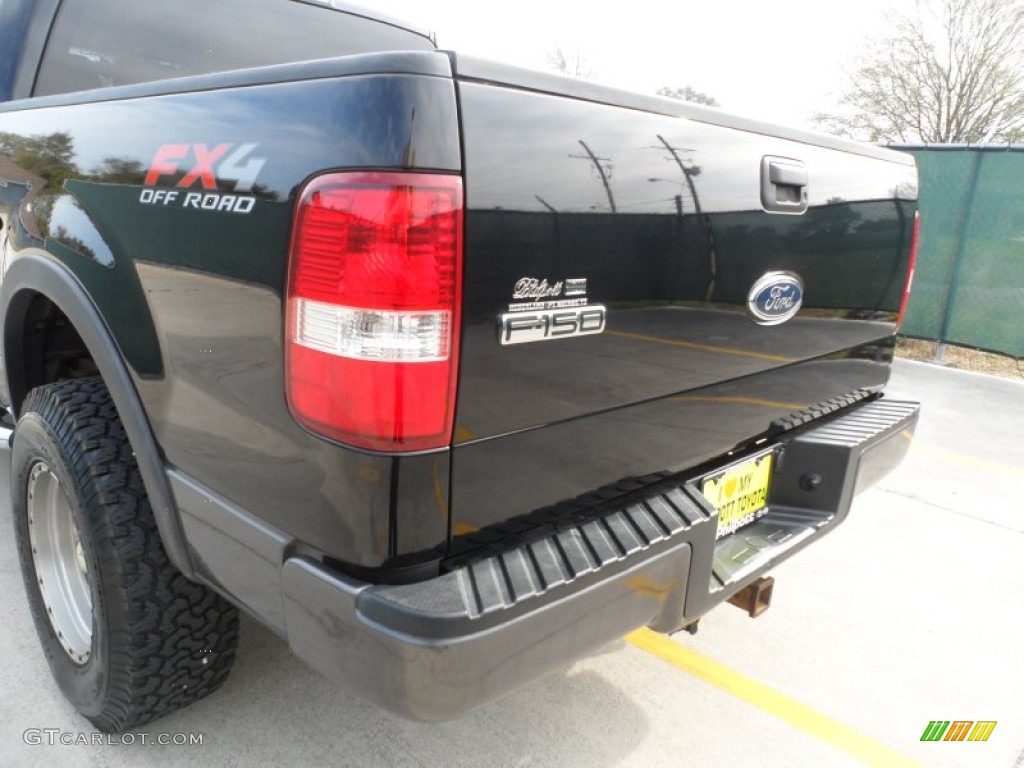 2004 F150 FX4 SuperCrew 4x4 - Black / Black/Medium Flint photo #22