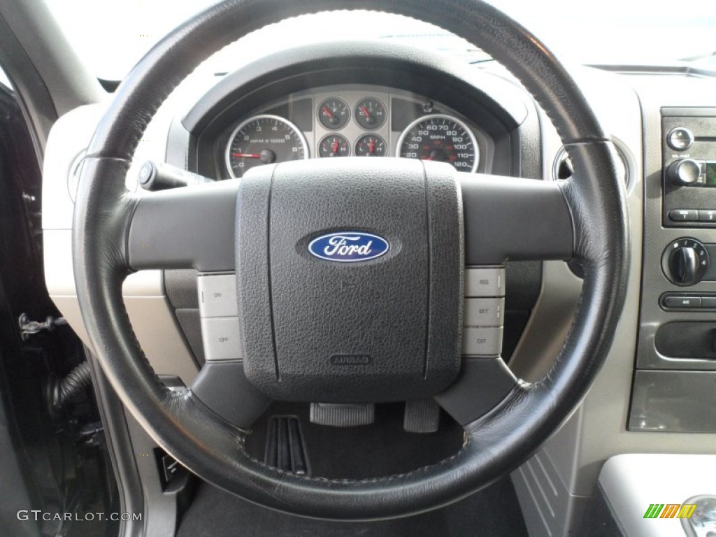 2004 F150 FX4 SuperCrew 4x4 - Black / Black/Medium Flint photo #43