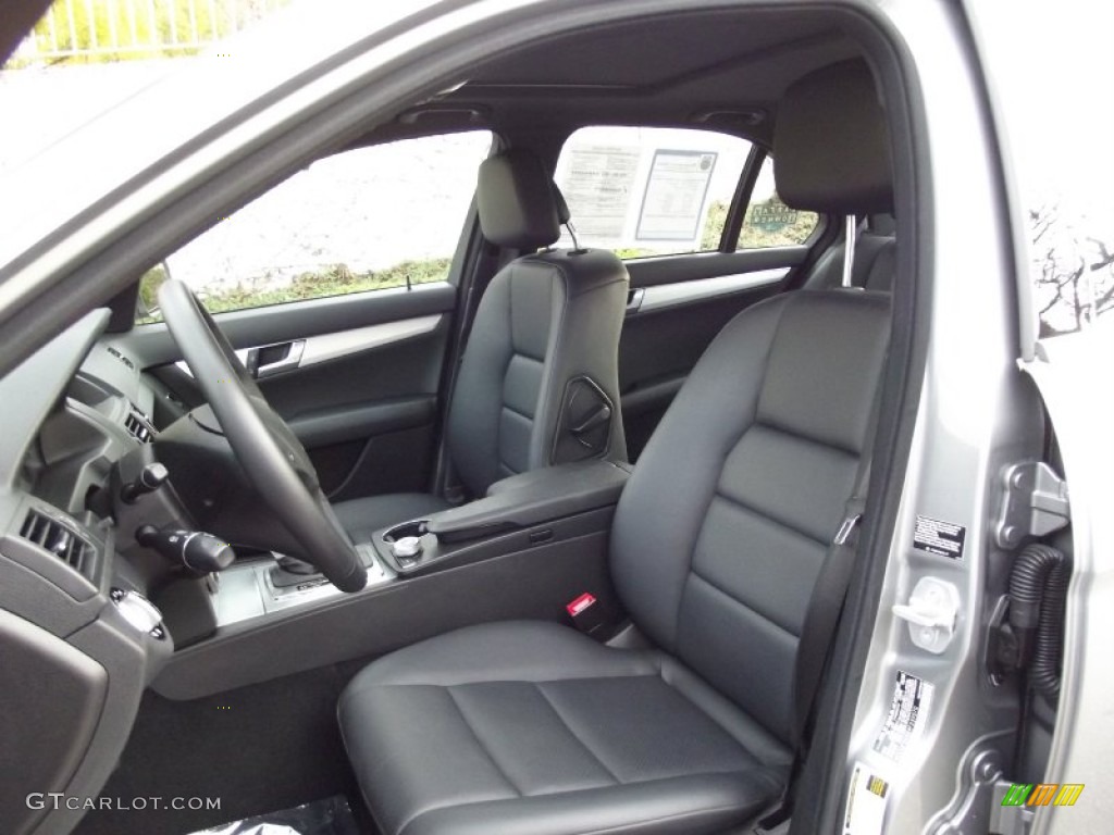 Black Interior 2009 Mercedes-Benz C 300 Sport Photo #60355169