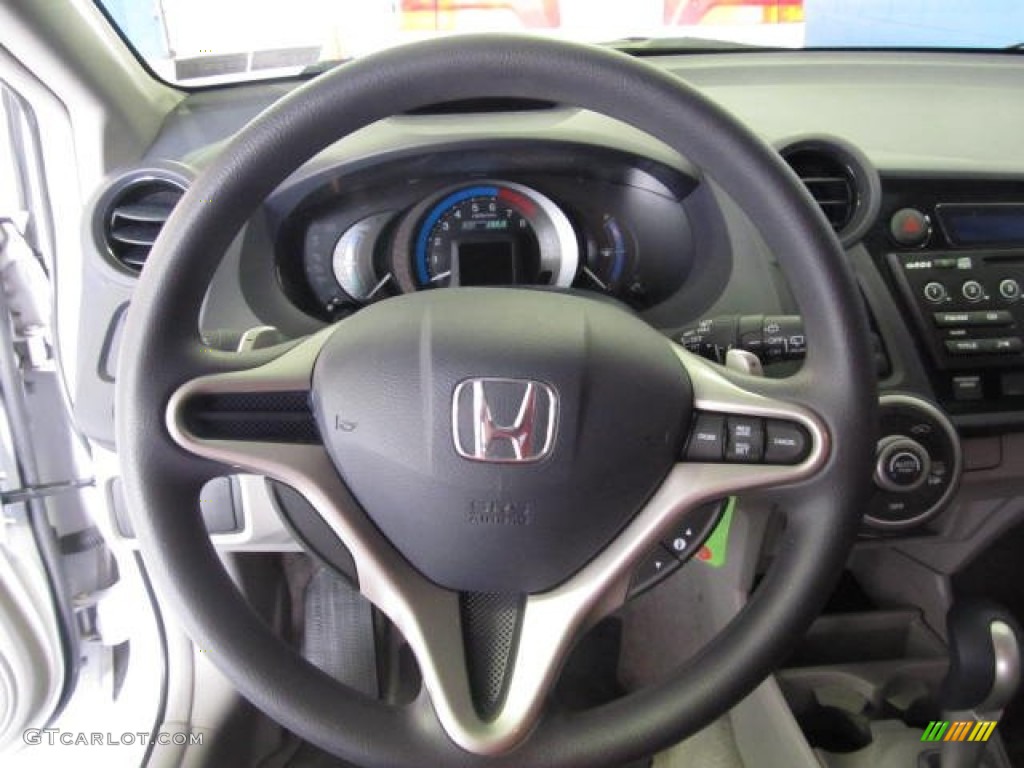 2010 Honda Insight Hybrid EX Gray Steering Wheel Photo #60356693