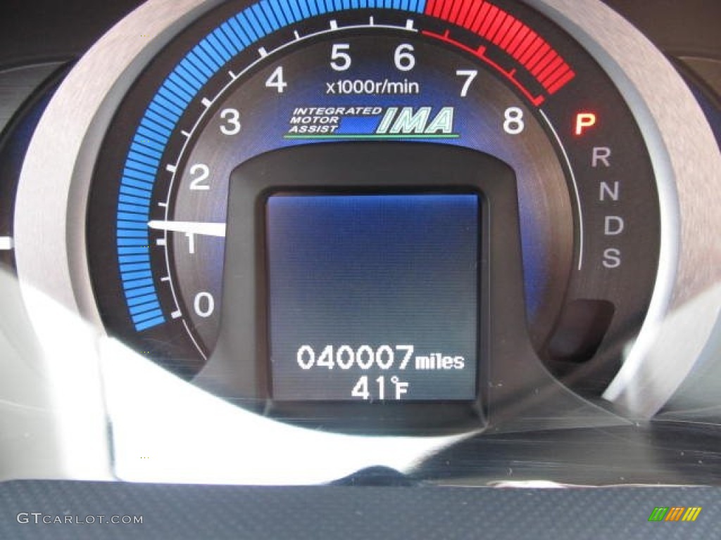2010 Honda Insight Hybrid EX Gauges Photo #60356736