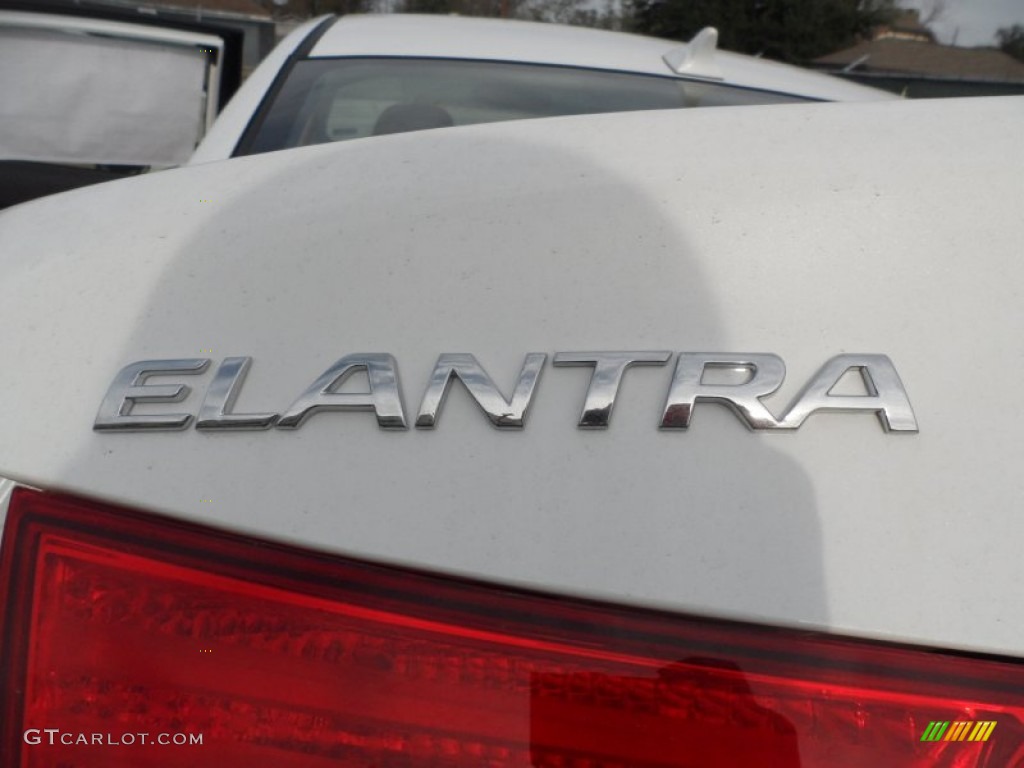 2012 Elantra GLS - Shimmering White / Beige photo #15