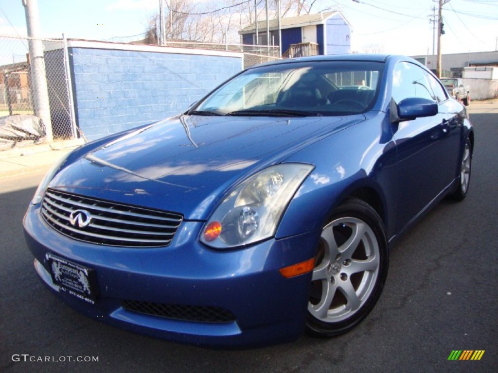 2005 G 35 Coupe - Athens Blue / Graphite photo #1