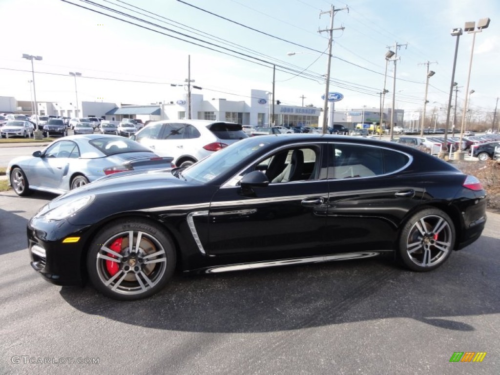 Black 2012 Porsche Panamera Turbo Exterior Photo #60358794