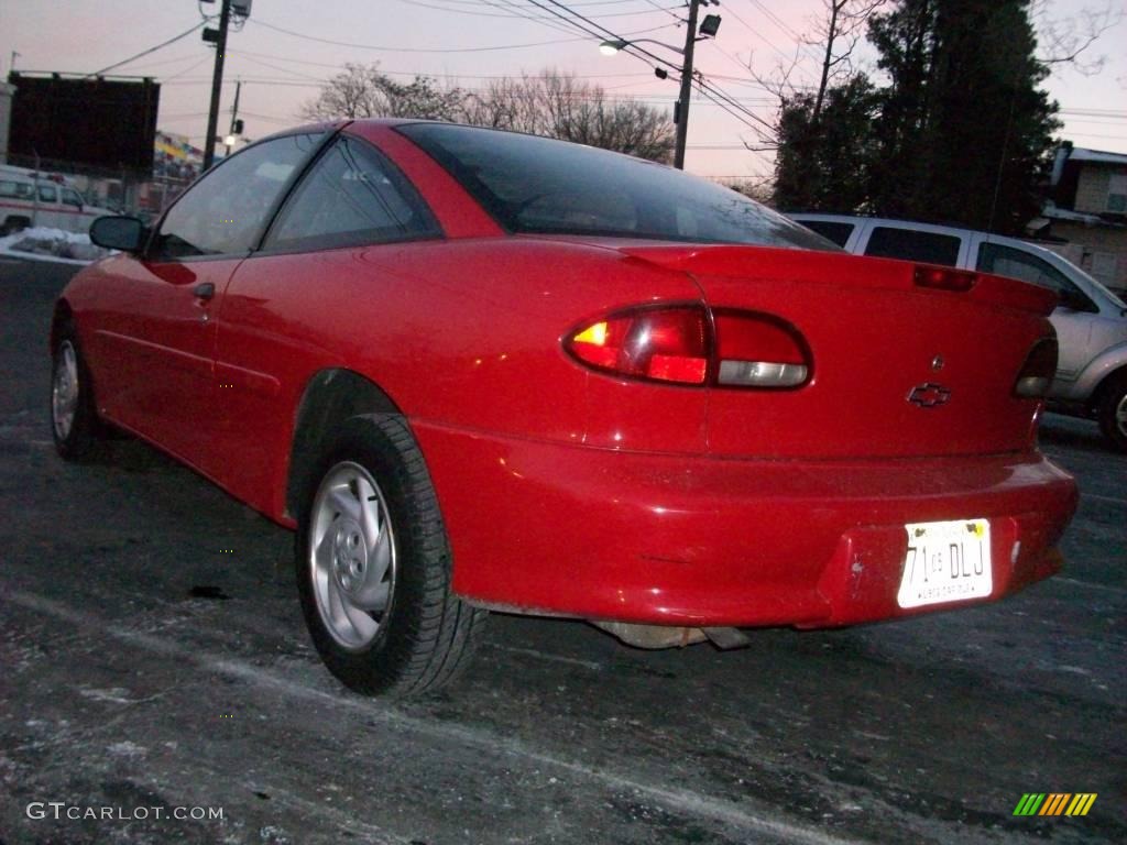 1999 Cavalier RS Coupe - Bright Red / Graphite photo #4