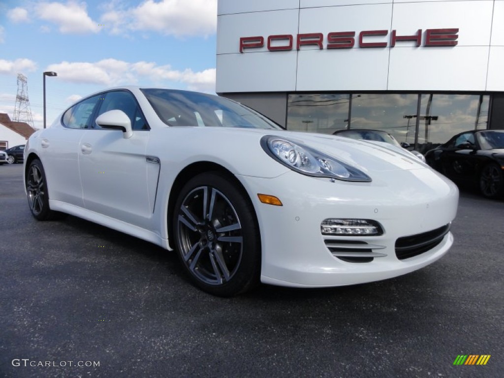 Carrara White 2012 Porsche Panamera 4 Exterior Photo #60359539