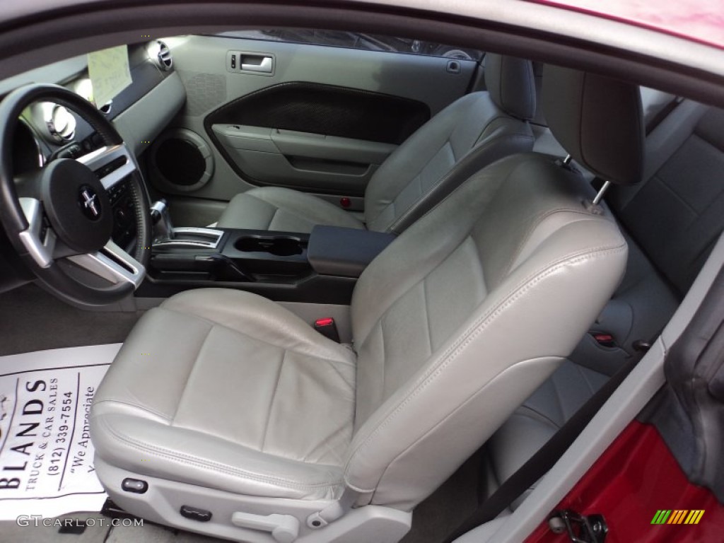 2007 Mustang V6 Premium Coupe - Redfire Metallic / Light Graphite photo #4