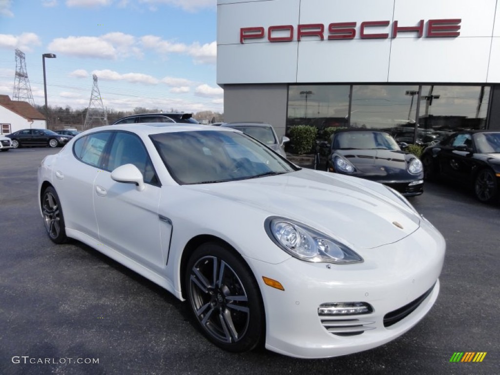 Carrara White 2012 Porsche Panamera 4 Exterior Photo #60359565