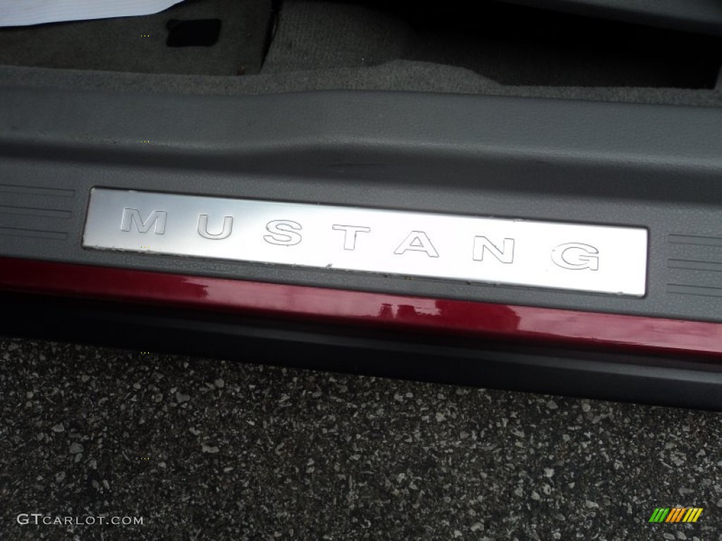 2007 Mustang V6 Premium Coupe - Redfire Metallic / Light Graphite photo #20
