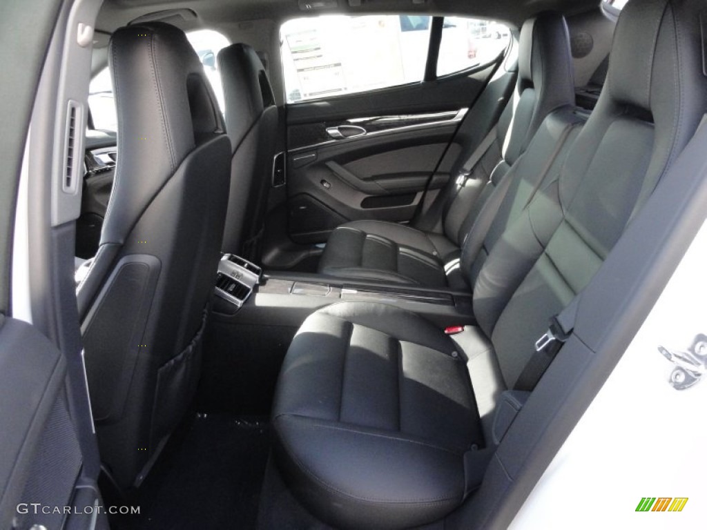 Black Interior 2012 Porsche Panamera 4S Photo #60360213