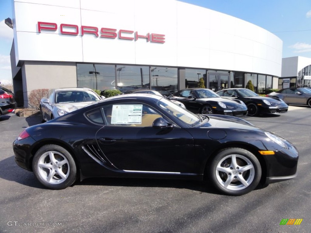 Basalt Black Metallic 2012 Porsche Cayman Standard Cayman Model Exterior Photo #60360420