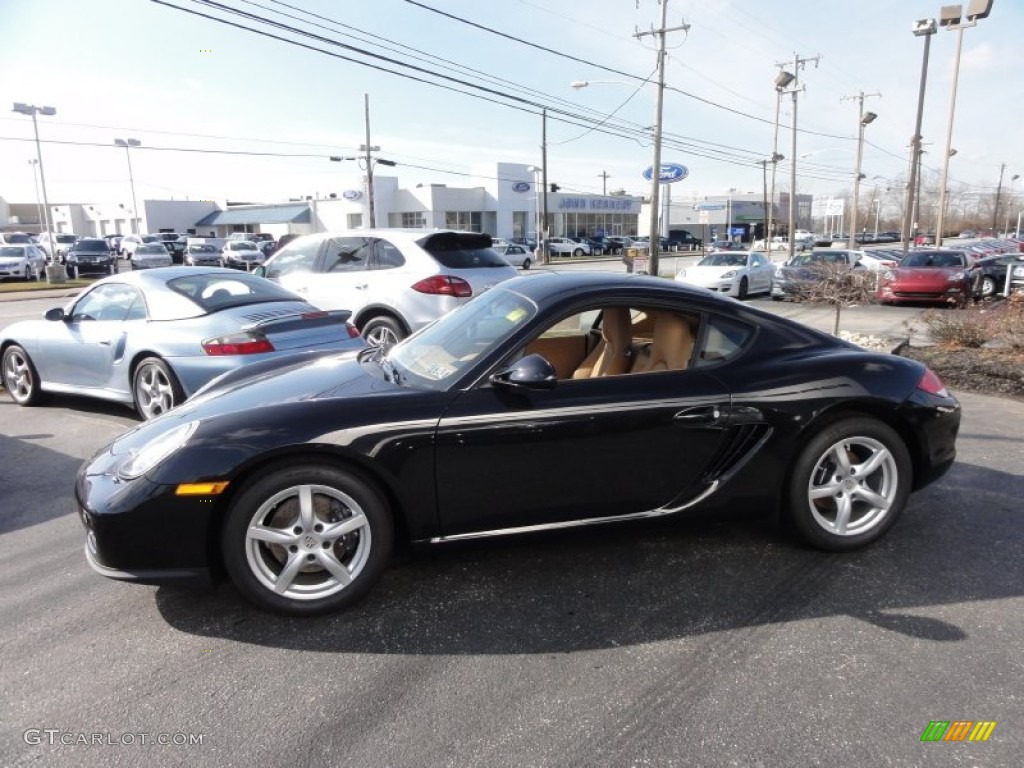 2012 Cayman  - Basalt Black Metallic / Sand Beige photo #9