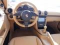 2012 Porsche Cayman Sand Beige Interior Dashboard Photo