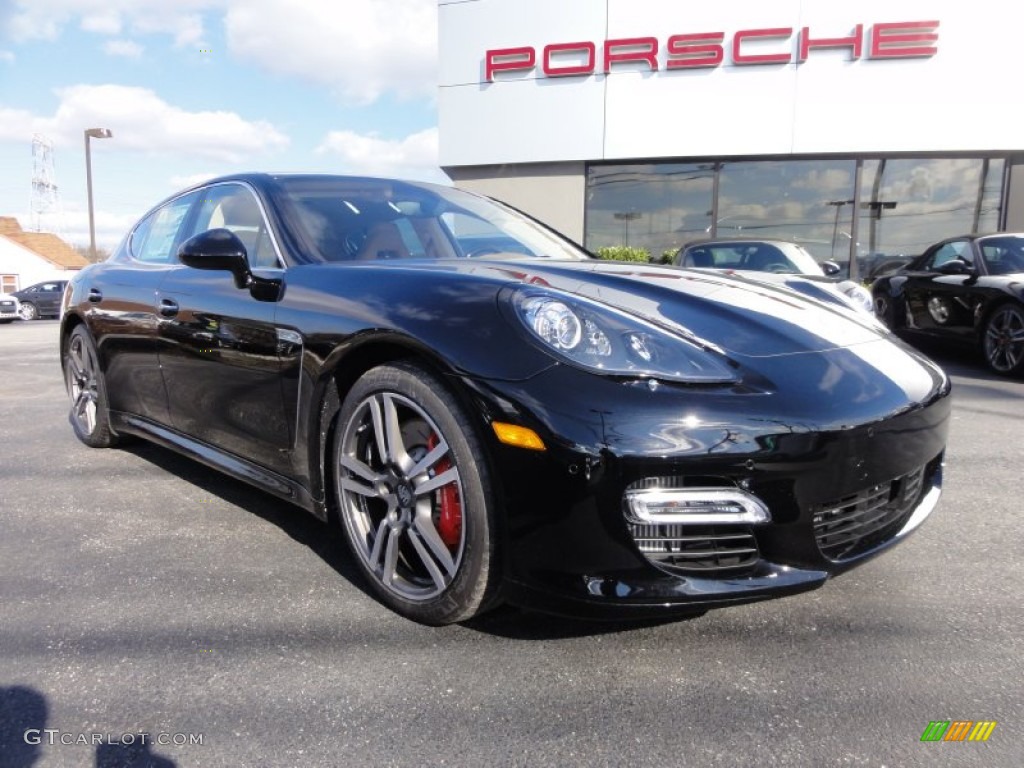 Black 2012 Porsche Panamera Turbo Exterior Photo #60360705