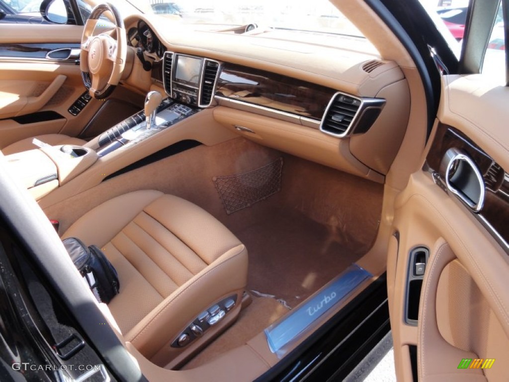 Cognac Interior 2012 Porsche Panamera Turbo Photo #60360828