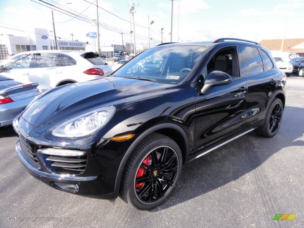Black 2012 Porsche Cayenne Turbo Exterior Photo #60361104
