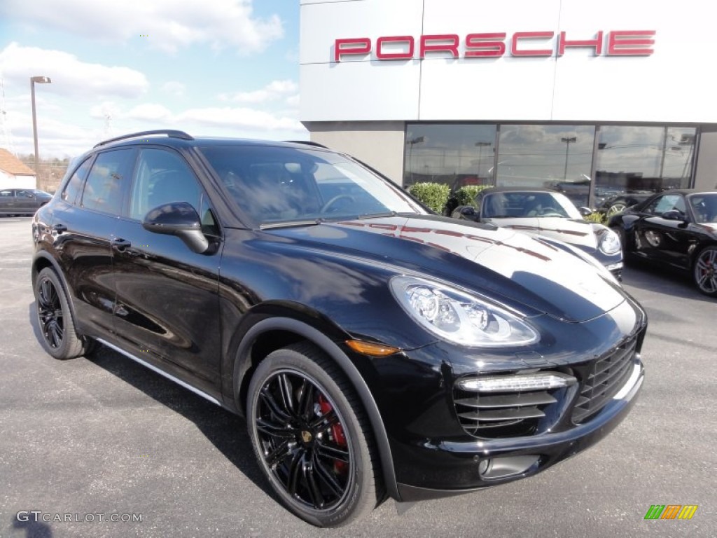 Black 2012 Porsche Cayenne Turbo Exterior Photo #60361134