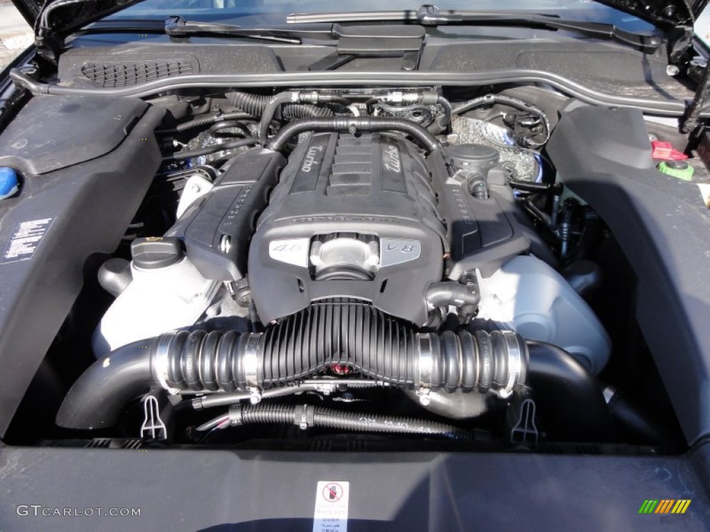 2012 Porsche Cayenne Turbo 4.8 Liter Twin-Turbo DFI DOHC 32-Valve VVT V8 Engine Photo #60361401