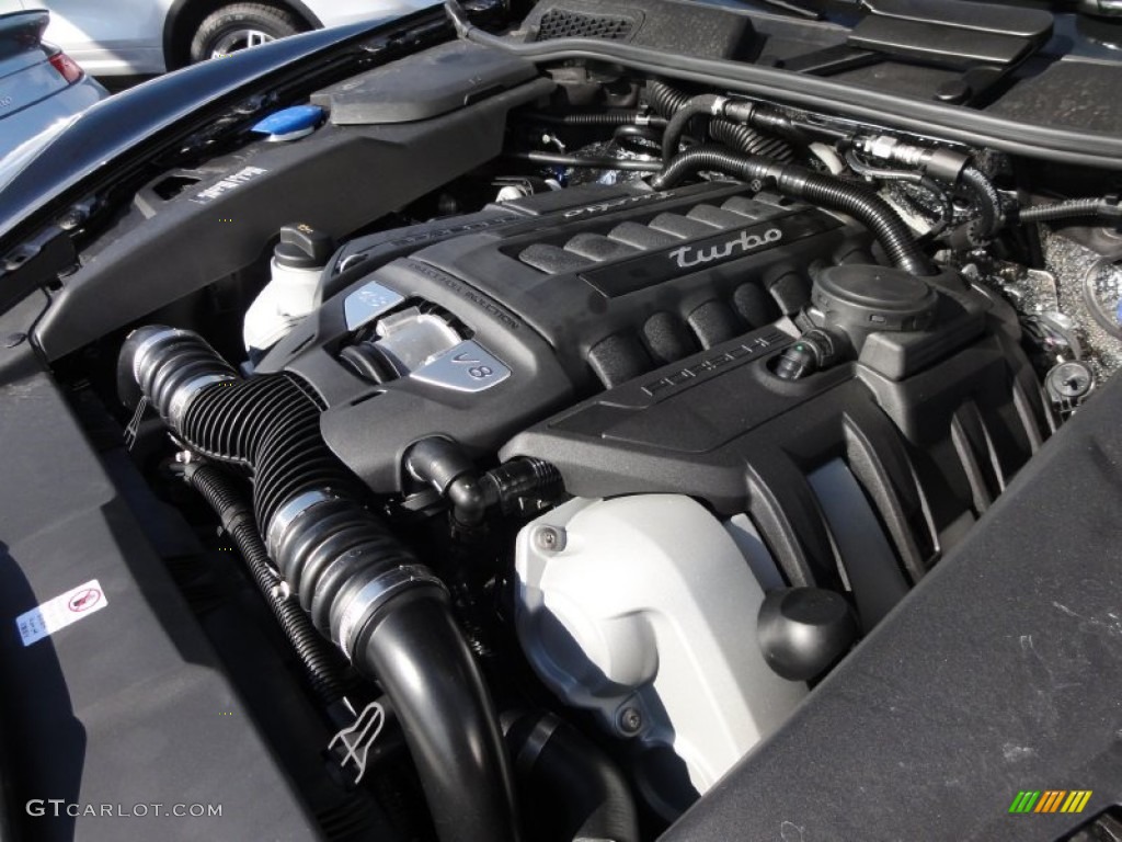 2012 Porsche Cayenne Turbo 4.8 Liter Twin-Turbo DFI DOHC 32-Valve VVT V8 Engine Photo #60361406