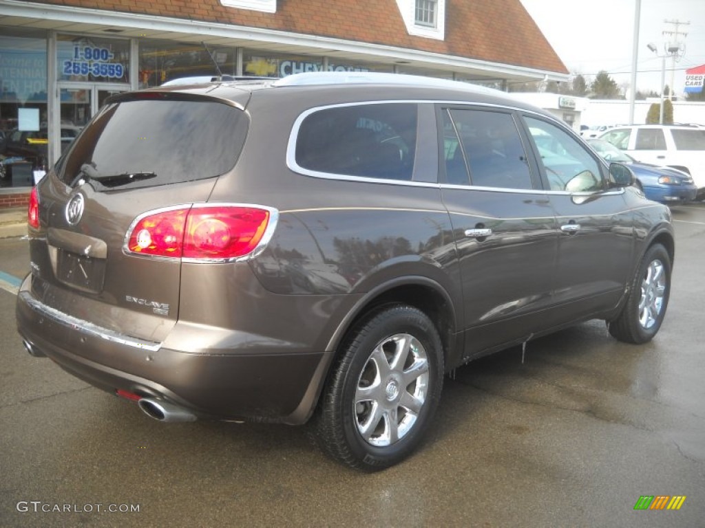 2008 Enclave CXL AWD - Cocoa Metallic / Cashmere/Cocoa photo #3