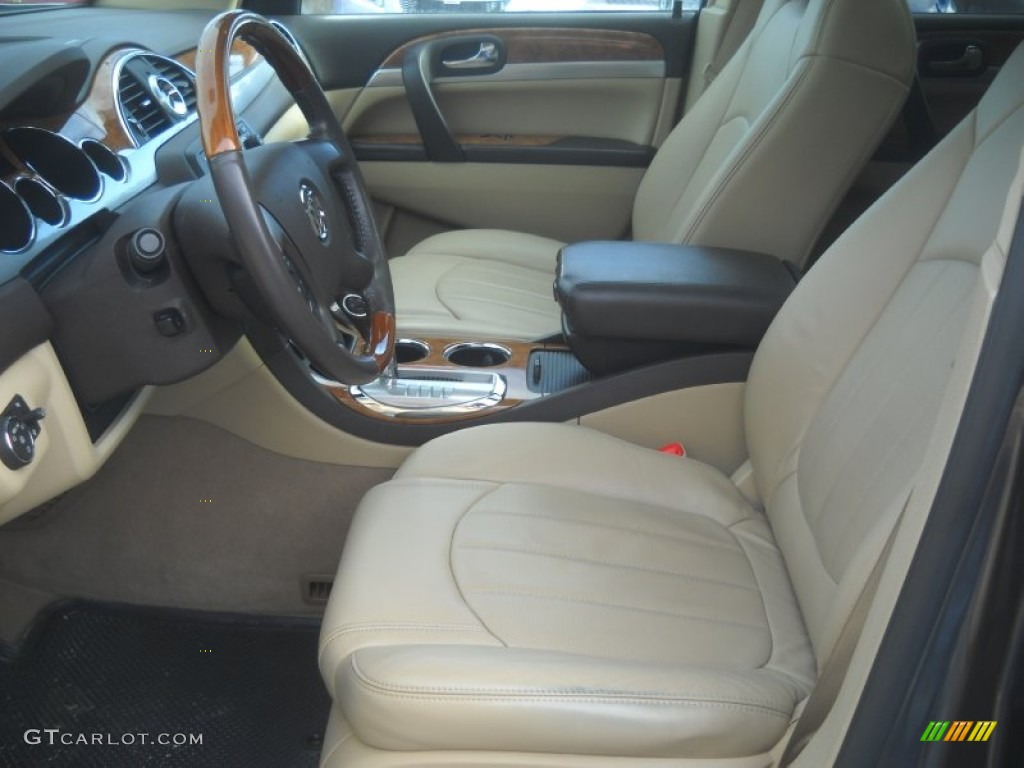 2008 Enclave CXL AWD - Cocoa Metallic / Cashmere/Cocoa photo #10