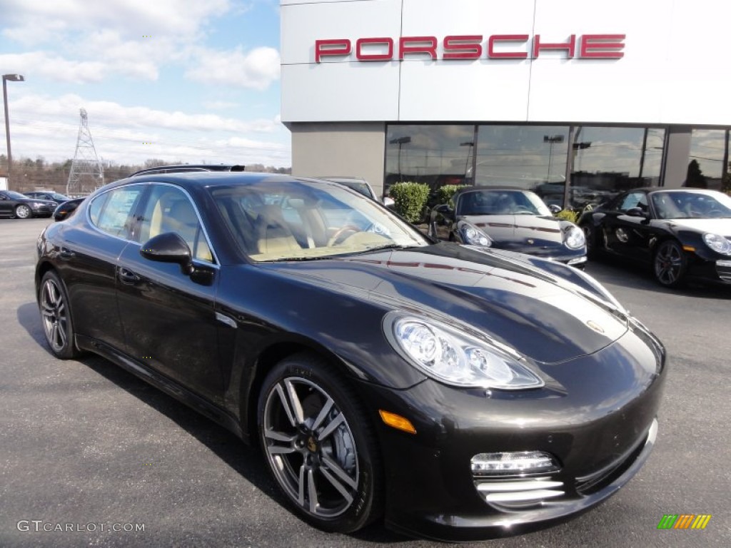 Carbon Grey Metallic 2012 Porsche Panamera 4S Exterior Photo #60361533