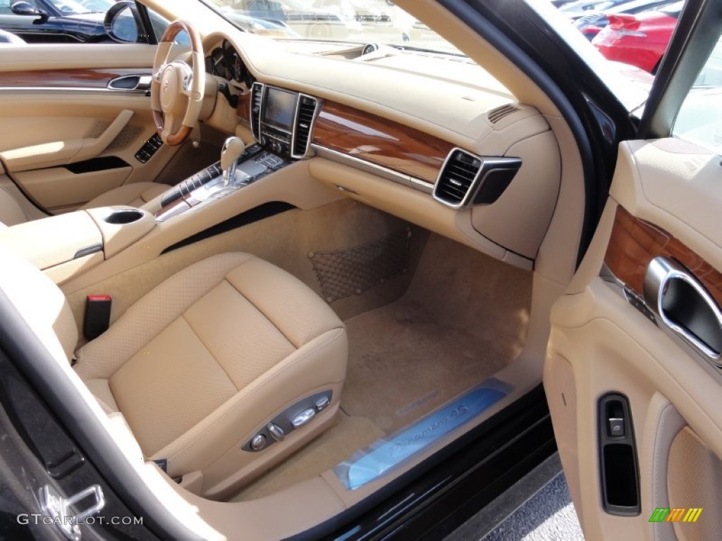 Luxor Beige Interior 2012 Porsche Panamera 4S Photo #60361665