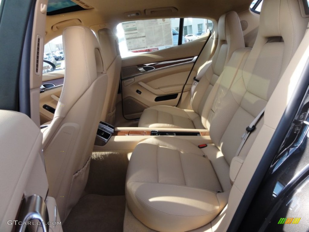 Luxor Beige Interior 2012 Porsche Panamera 4S Photo #60361767