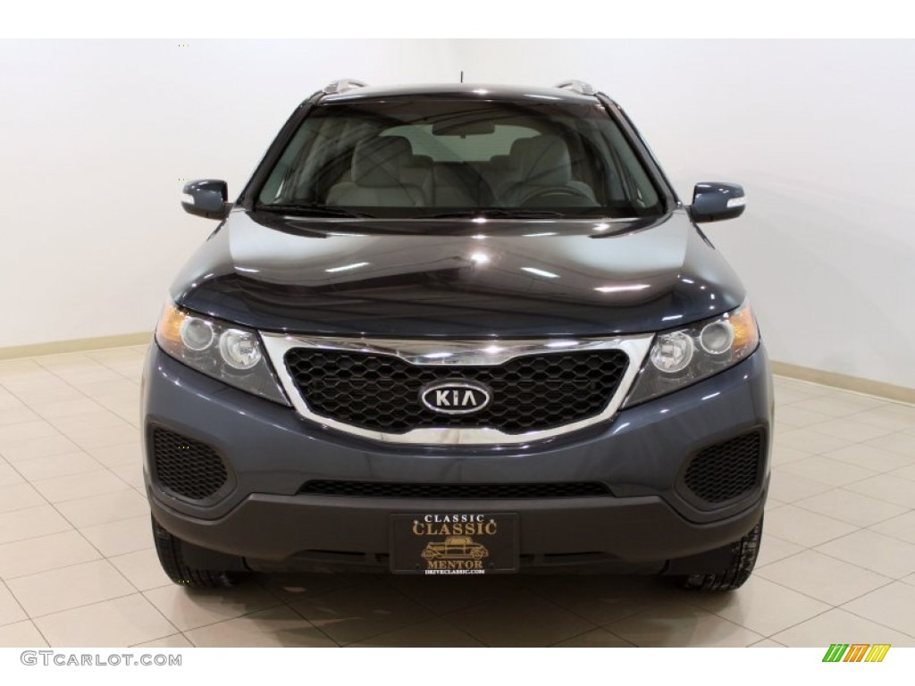 2011 Sorento LX V6 AWD - Pacific Blue / Gray photo #2