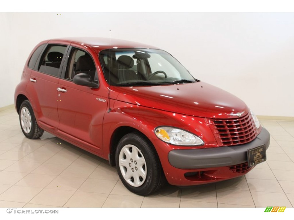 2001 PT Cruiser  - Inferno Red Pearl / Taupe/Pearl Beige photo #1