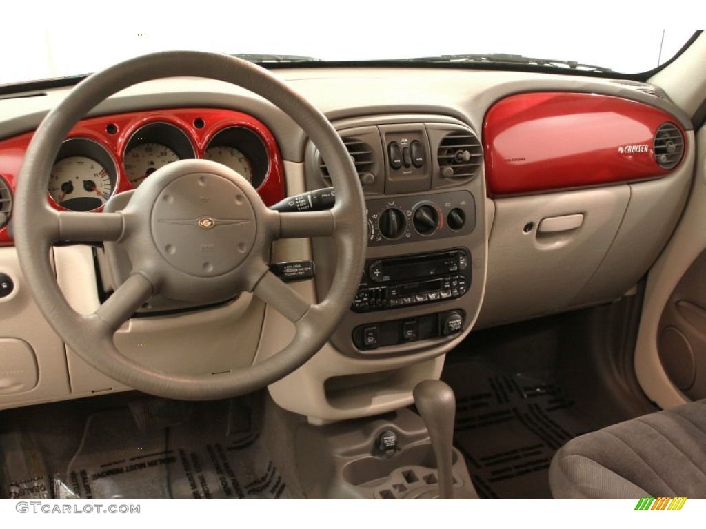 2001 Chrysler PT Cruiser Standard PT Cruiser Model Taupe/Pearl Beige Dashboard Photo #60362040
