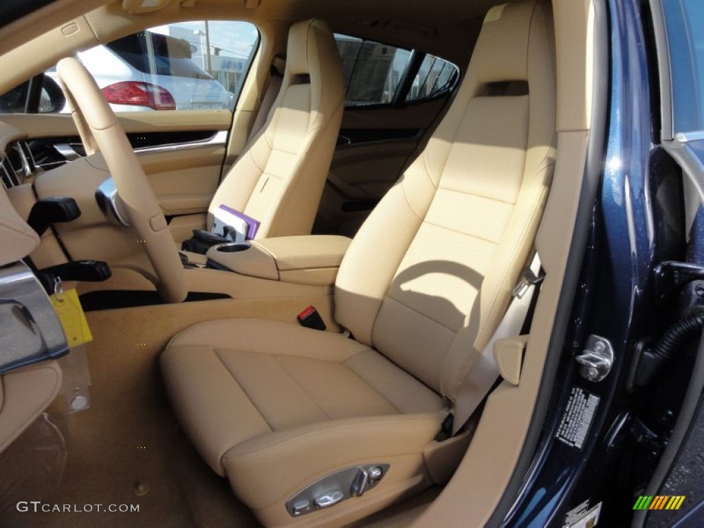 Luxor Beige Interior 2012 Porsche Panamera S Hybrid Photo #60362075