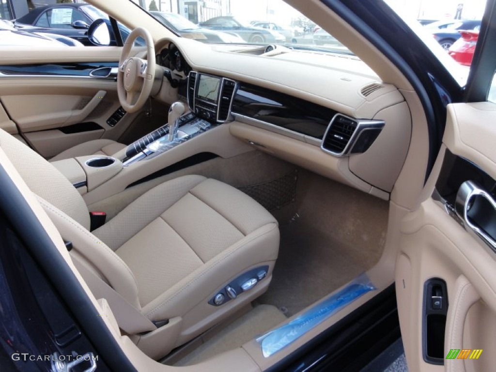 2012 Porsche Panamera S Hybrid Luxor Beige Dashboard Photo #60362085