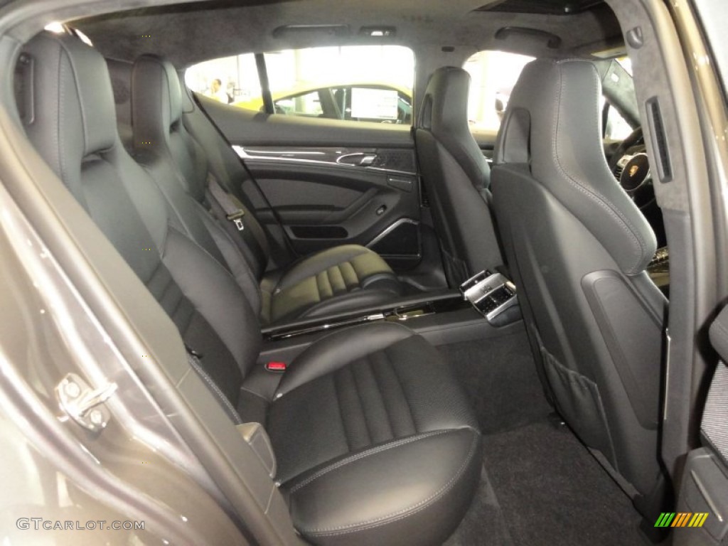 Black Interior 2012 Porsche Panamera Turbo S Photo #60362589