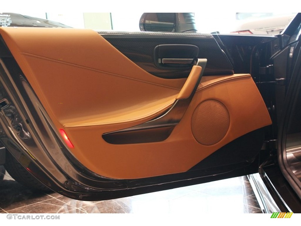 2012 Lexus LFA Coupe Camel Yellow Door Panel Photo #60362910