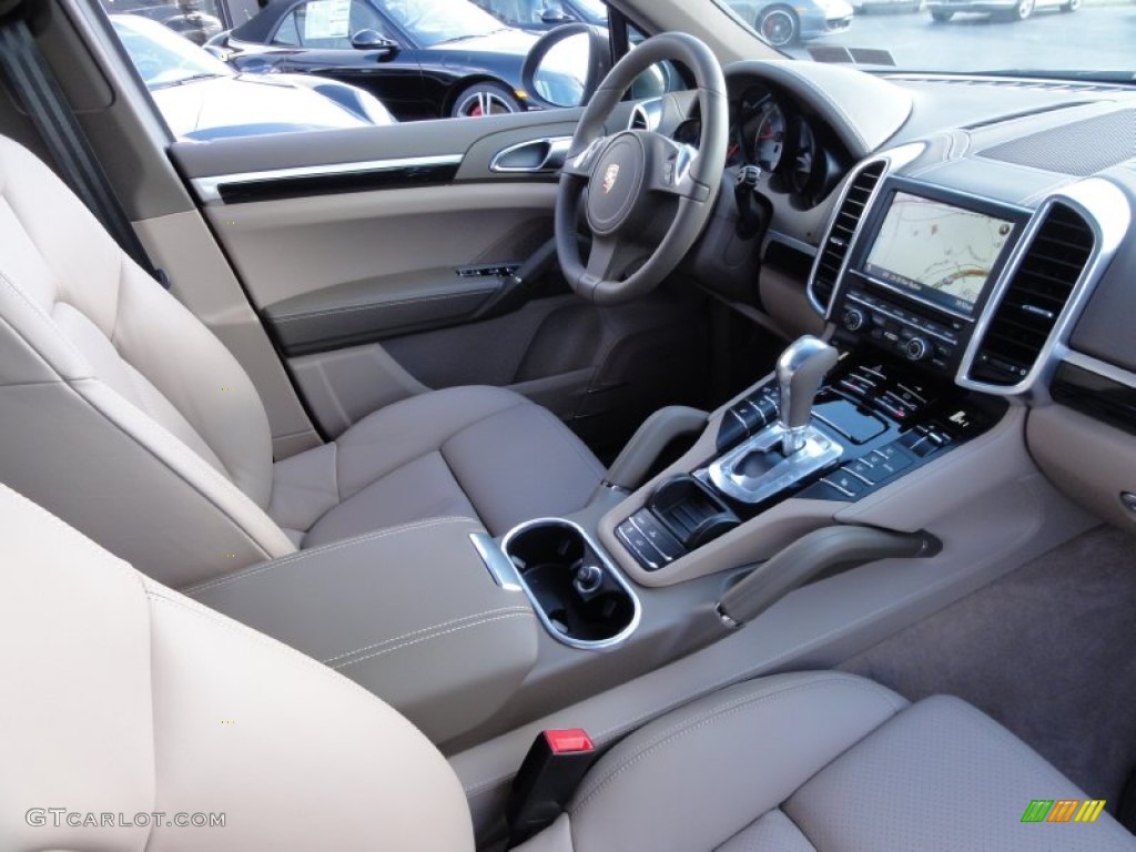 2012 Cayenne S Hybrid - Umber Brown Metallic / Umber Brown/Light Tartufo photo #18