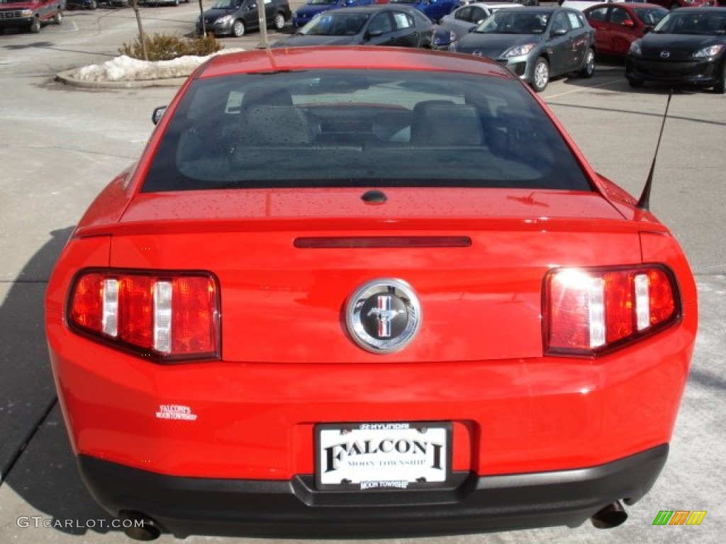 2011 Mustang V6 Premium Coupe - Race Red / Charcoal Black photo #7