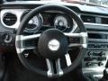 Charcoal Black 2011 Ford Mustang V6 Premium Coupe Steering Wheel