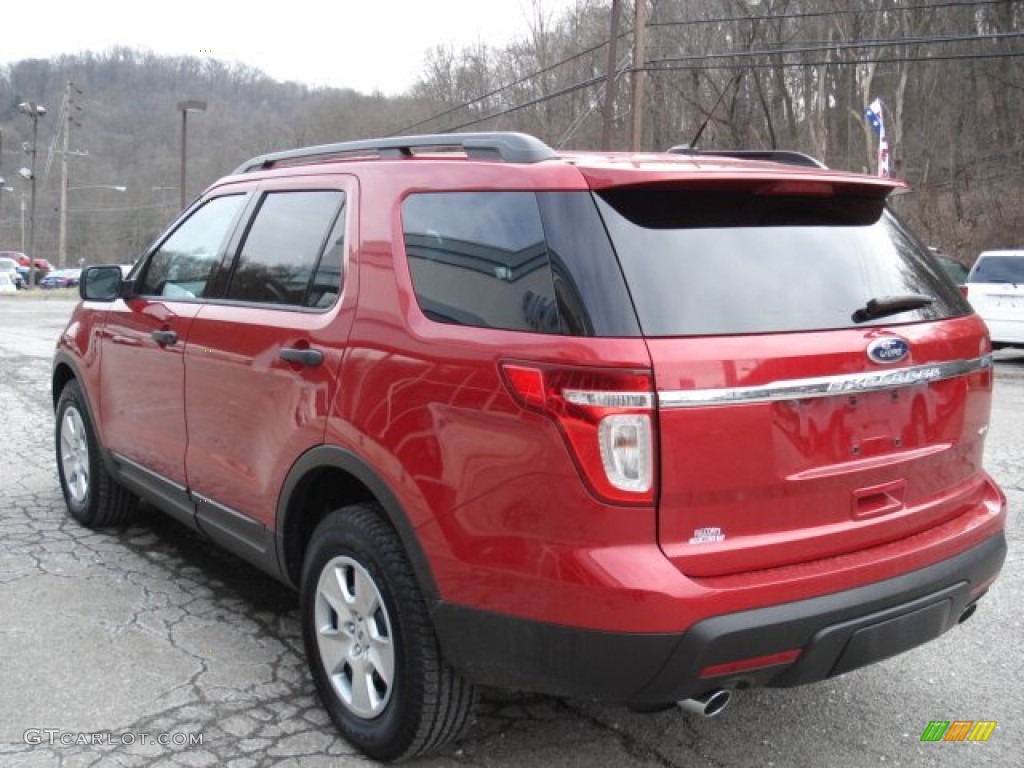 2012 Explorer 4WD - Red Candy Metallic / Medium Light Stone photo #6