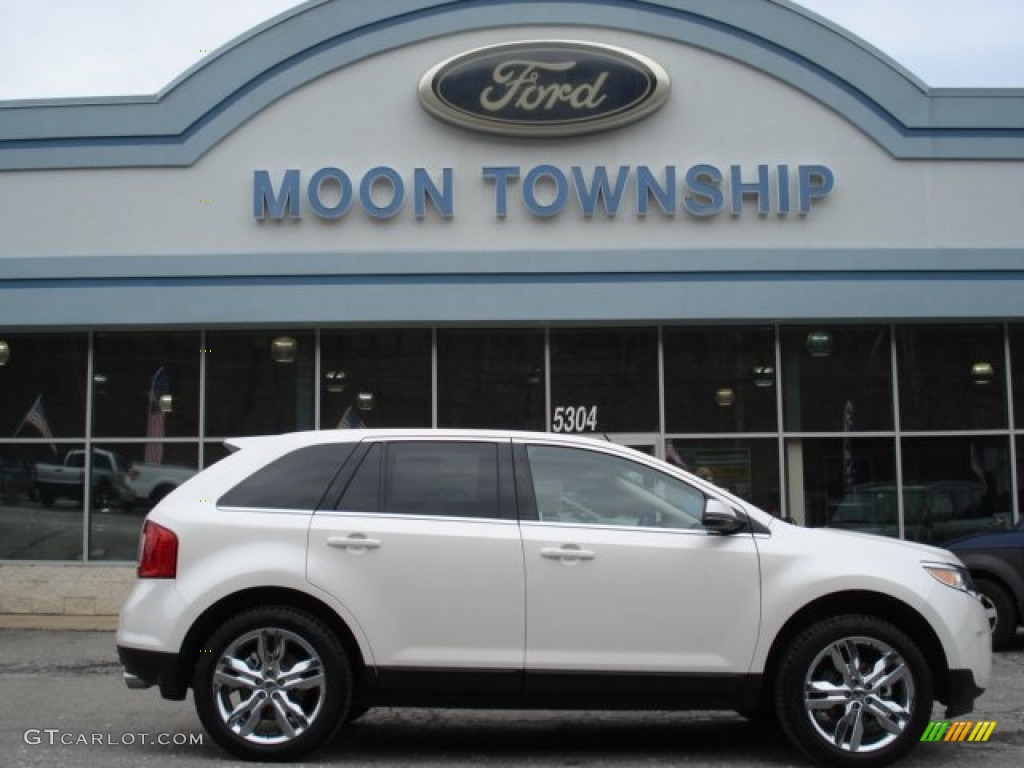 2012 Edge Limited AWD - White Platinum Metallic Tri-Coat / Medium Light Stone photo #1
