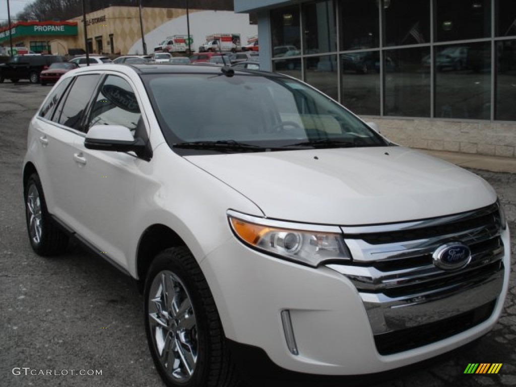 2012 Edge Limited AWD - White Platinum Metallic Tri-Coat / Medium Light Stone photo #2