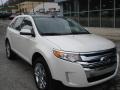 2012 White Platinum Metallic Tri-Coat Ford Edge Limited AWD  photo #2