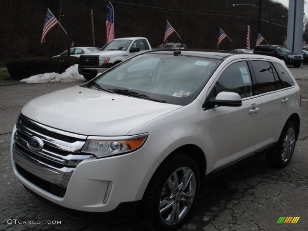 2012 Edge Limited AWD - White Platinum Metallic Tri-Coat / Medium Light Stone photo #4