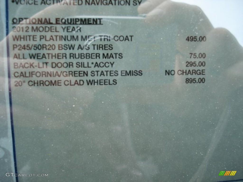 2012 Edge Limited AWD - White Platinum Metallic Tri-Coat / Medium Light Stone photo #20